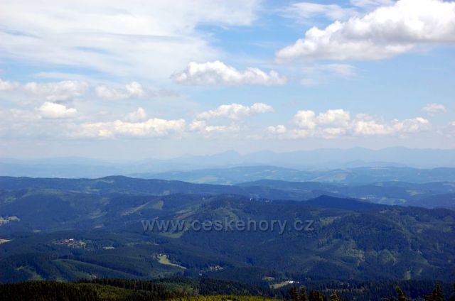 výhled z Lysé hory