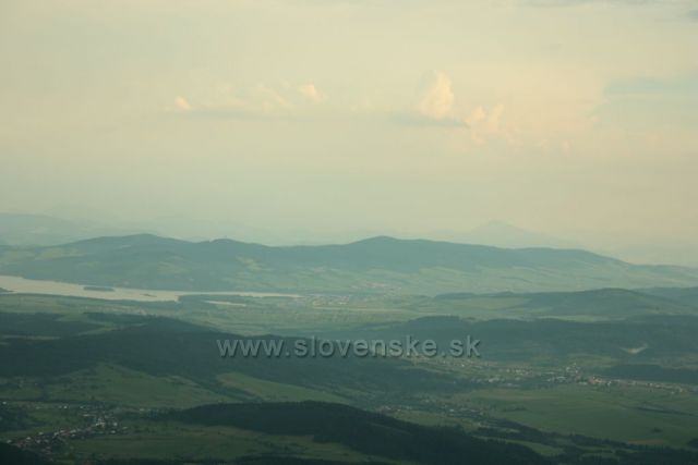 Panorama z Babi hory
směr Veľký choč