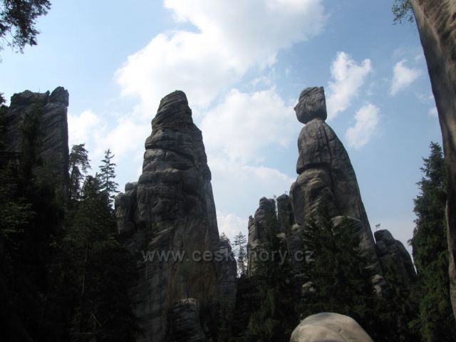 skalní útvar Starosta a Starostová v Adršpašsko-teplických skalách