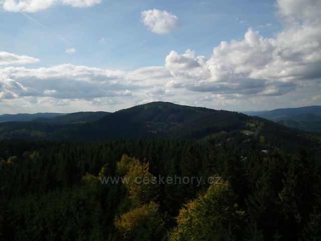 Vysoká-1024m Pohled z rozhledny