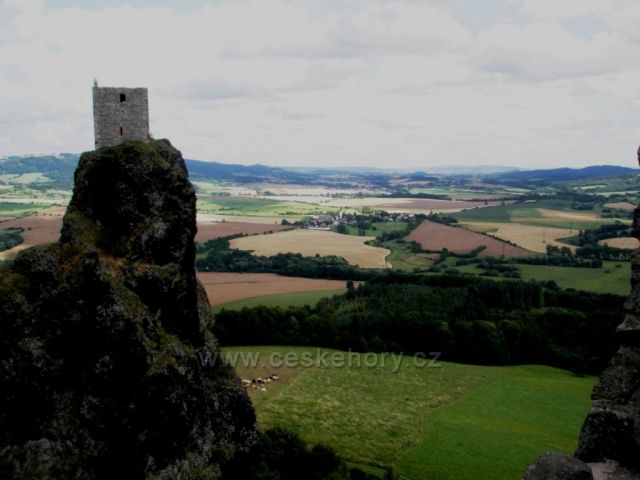 Výhled z hradu Trosky