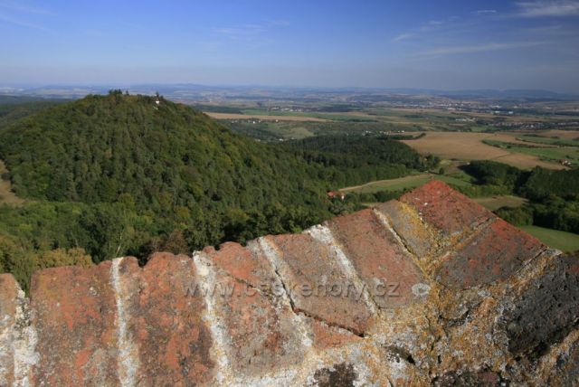 výhled z hradu Buchlova
