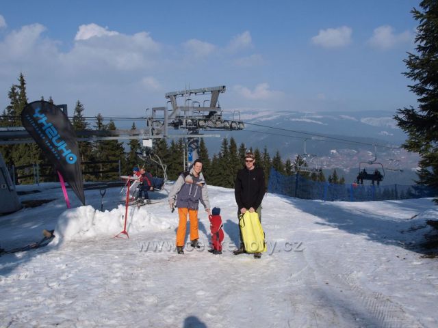 Nad sjezdovkou v Herlíkovicích