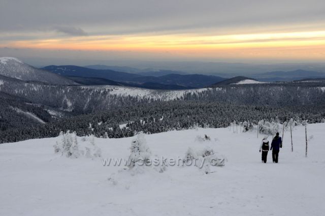 Zimní dovolená v nádherných horách Jeseníky.