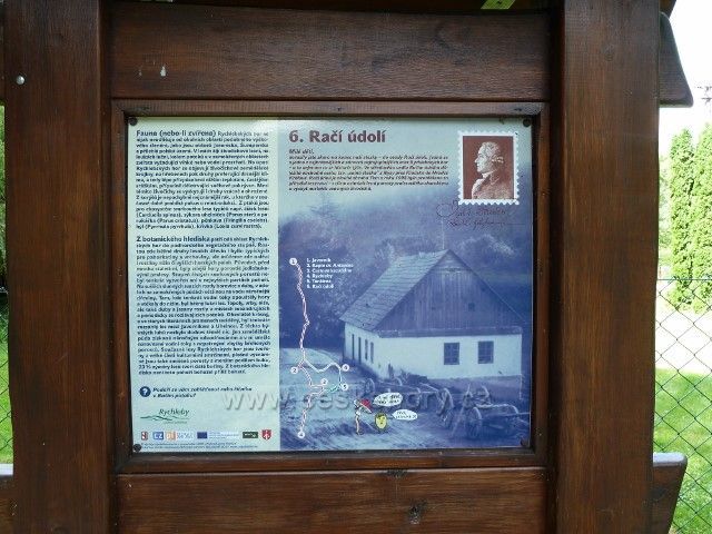 Račí údolí - tabule NS
