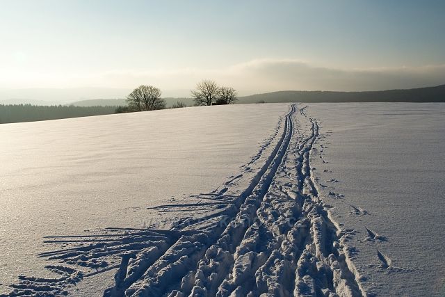 Zima u Mníšku