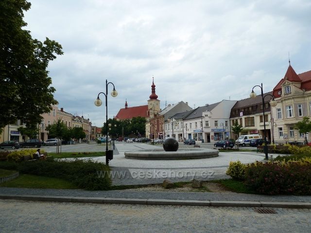 Holešov - náměstí Dr.E.Beneše