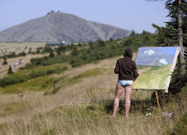 Toulky po Krkonoších, na Bílé louce