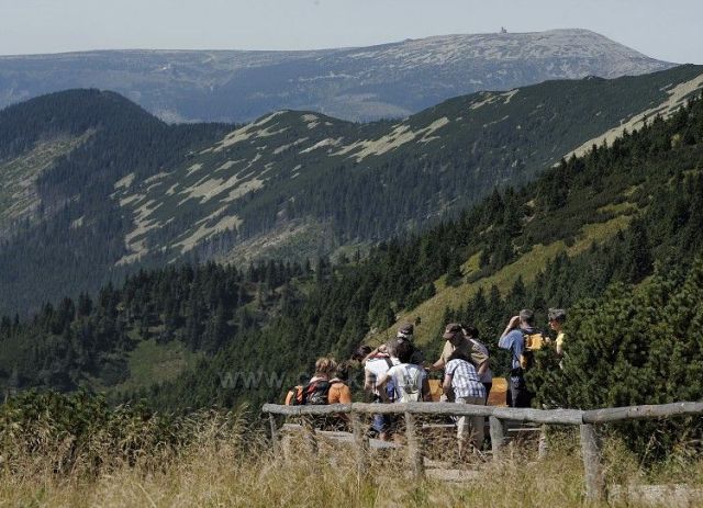 Toulky po Krkonoších, vyhlídka u Výrovky