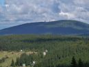 Buková hora - pohled od telekomunikační věže k Suchému vrchu