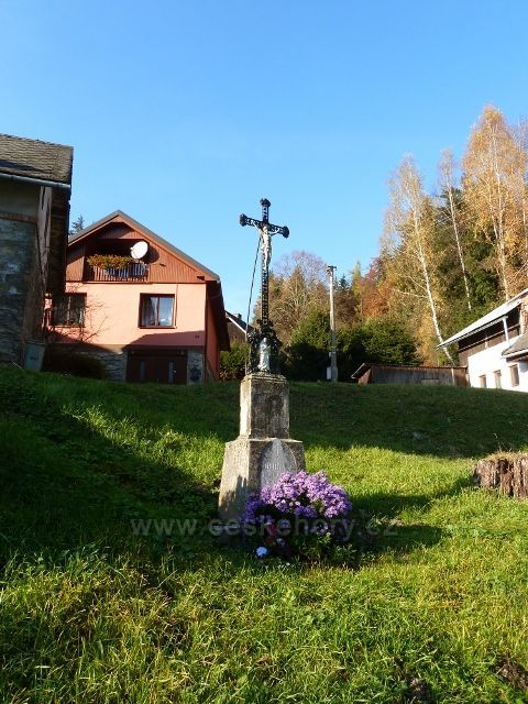 Hanušovice - Boží muka v Údolní ulici