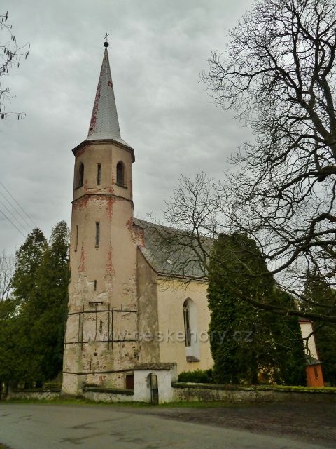 Práčov - kostel svatého Jakuba Většího