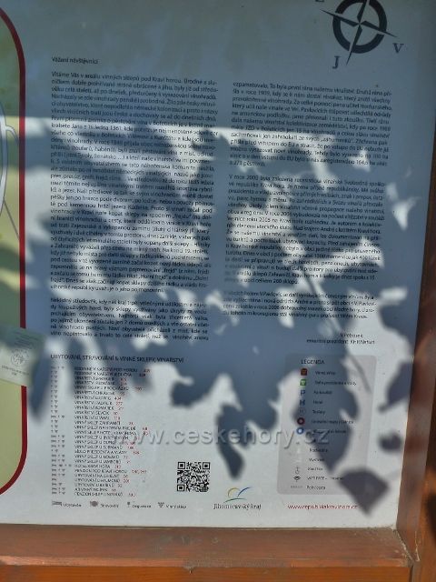 Bořetice - infotabule Svobodné spolkové republiky Kraví Hora