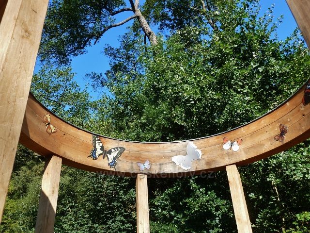 Vlašim - detail Lučního altánu v zámeckém parku