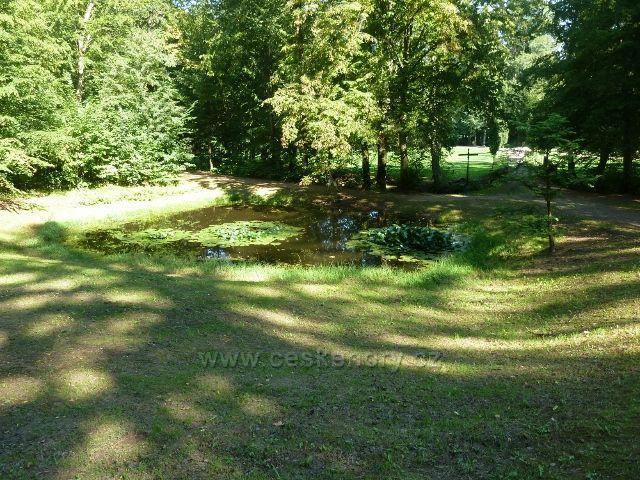 Vlašim - laguna Blanice v zámeckém parku