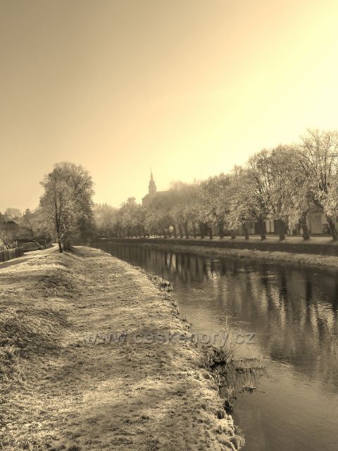 Žamberk - Havlíčkovo nábřeží Divoké Orlice