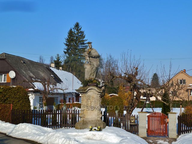 Žamberk - socha sv.Antonína Peduánského v Polsku