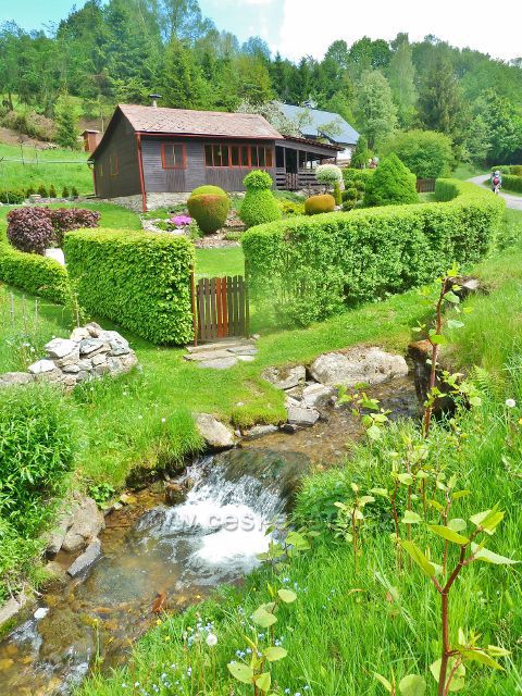 Moravská Sázava v dolní části Koburku