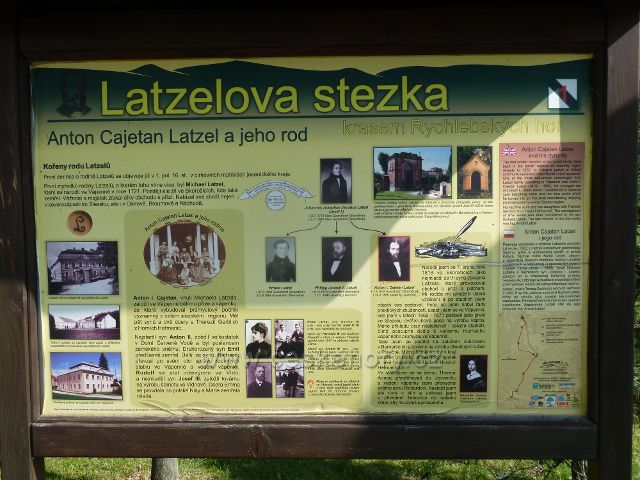 Vápenná - informační tabule Latzelova stezka