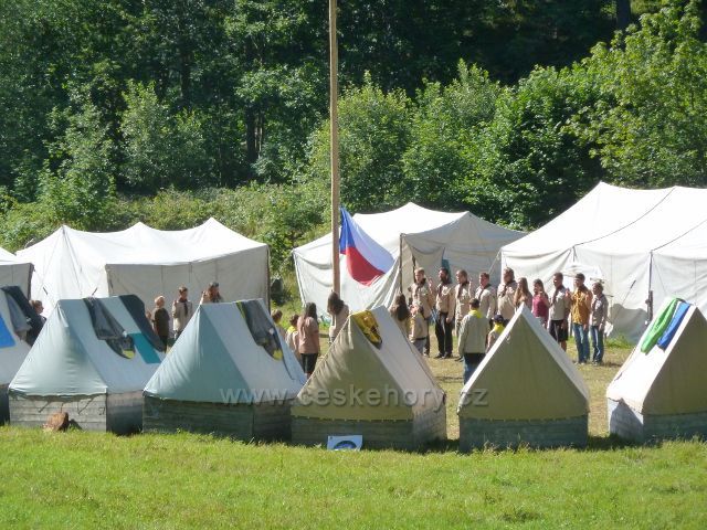 Chrastice - Skautský tábor na tábořišti Pasínky