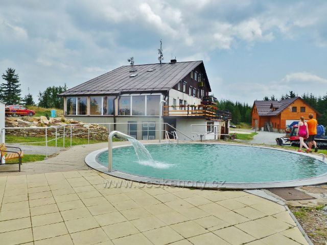 Chata Severka s venkovním bazénem