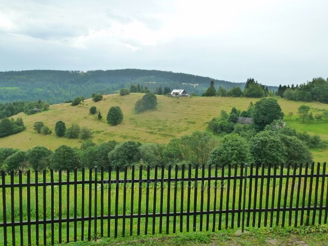 Pohled z terasy chaty Filipka