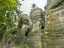 Polické stěny - skalní útvar Supí hnízdoé