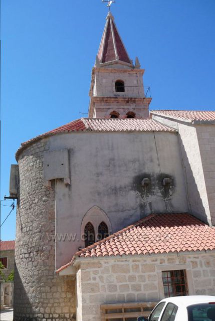 Postira ostrov Brač
kostel Sv.Ivana Křtitele