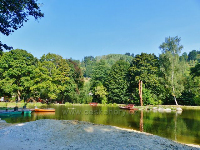 Bečovská botanická zahrada - rybník