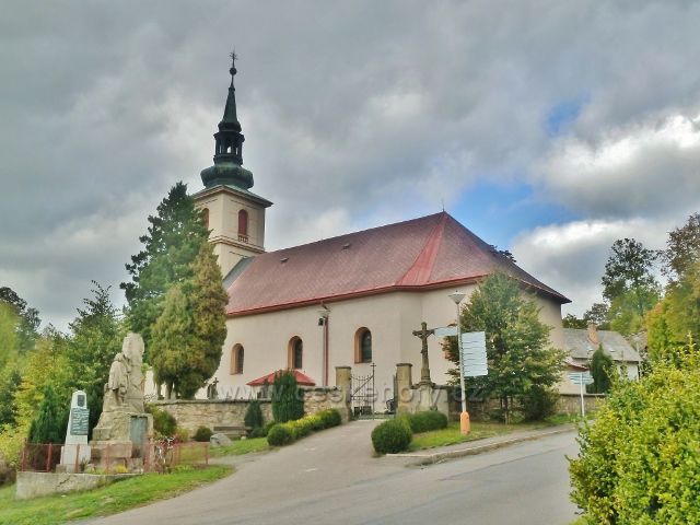 Bystřec - kostel svatého Jakuba Staršího