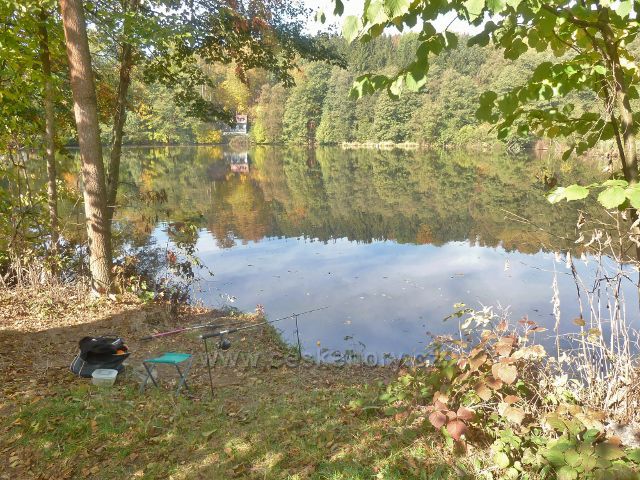 Žamberk - podzim na Dymlovském rybníku