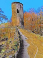 věž v hradu Cimburk