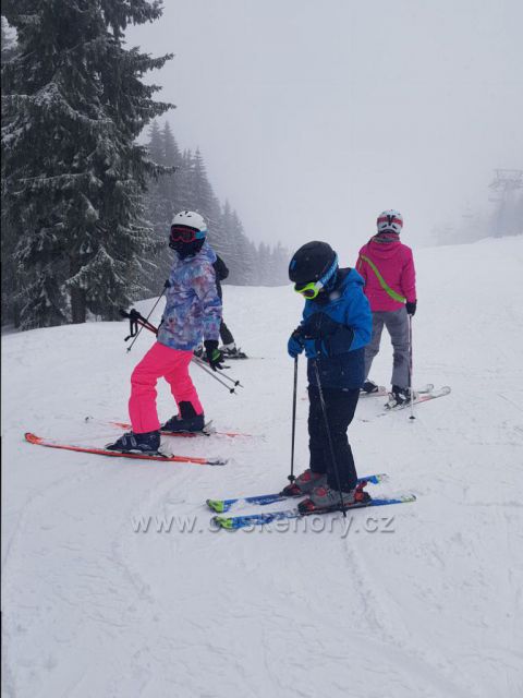 Na sjezdovce Lysá Hora