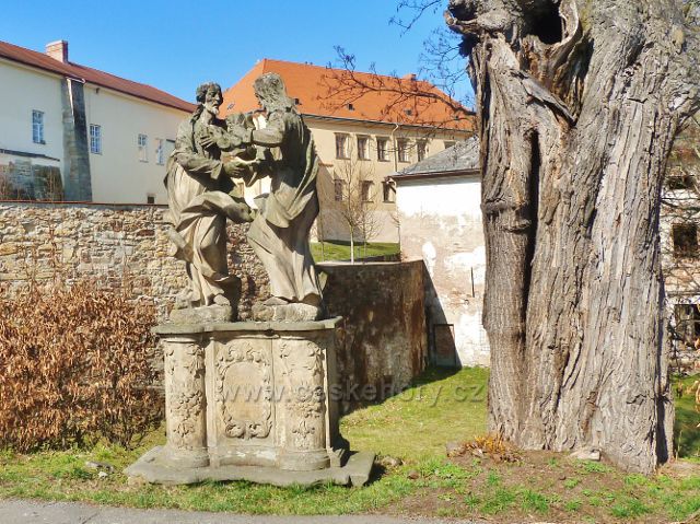 Moravská Třebová - sousoší Loučení Krista s Pannou Marií