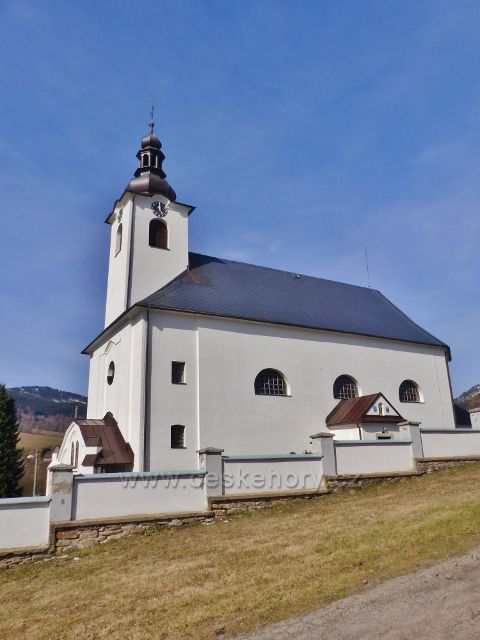 Dolní Morava - kostel svatého Aloise