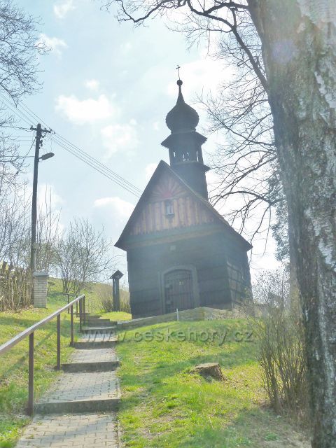 Kozlov - dřevěná kaple Panny Marie