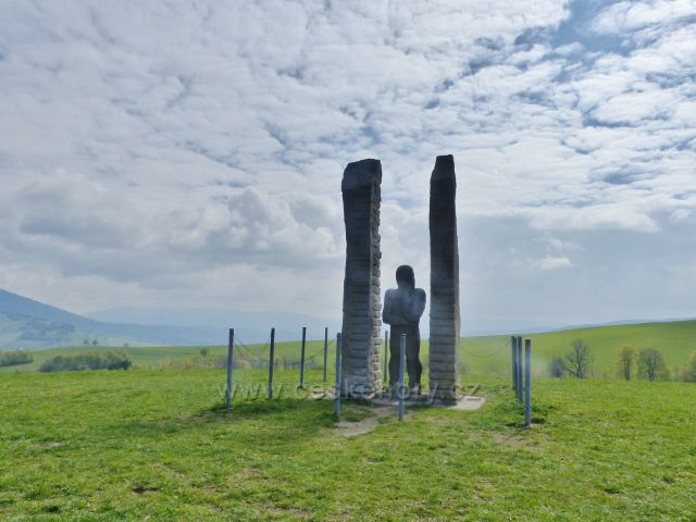 Pohled z Františkovy vyhlídky k Jeseníkům