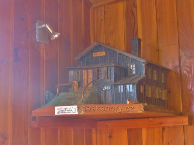 Rýchorská bouda(interiér)- model již neexistující Maxovy chaty