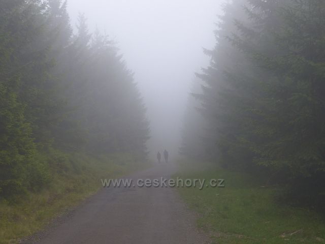 Horní Malá Úpa - silnička k chatě Jelenka