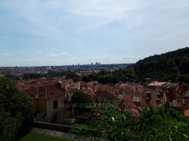 Pohled na Prahu z Petřína