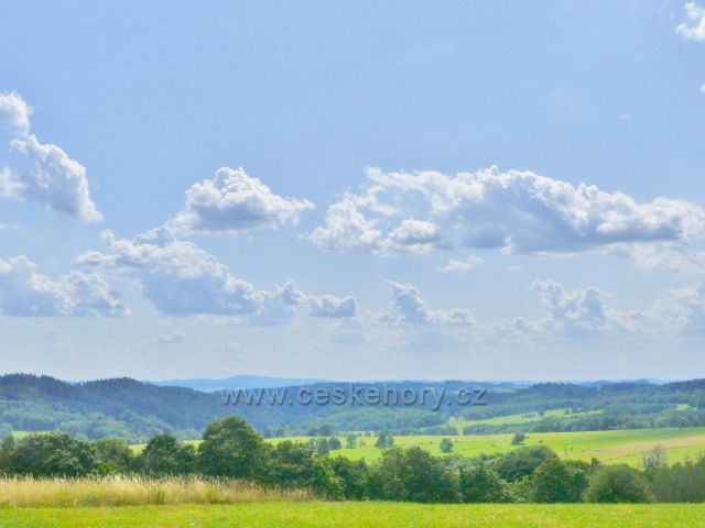 Žacléř - Stachelberg, pohled jižním směrem od rozhledny Eliška