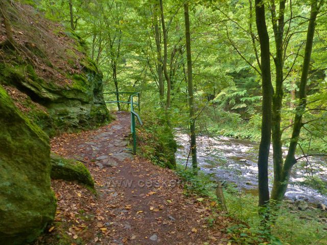 Semily - Riegrova stezka nad Jizerou v PR Údolí Jizery