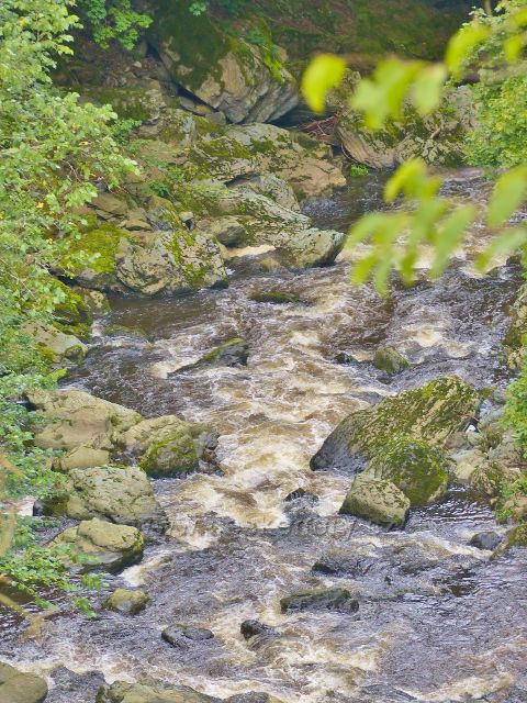 Semily - pohled na Jizeru z Bohmovy vyhlídky
