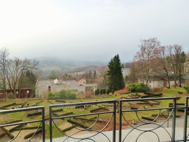 Lázně Jeseník - pohled na přírodní inhalatorium