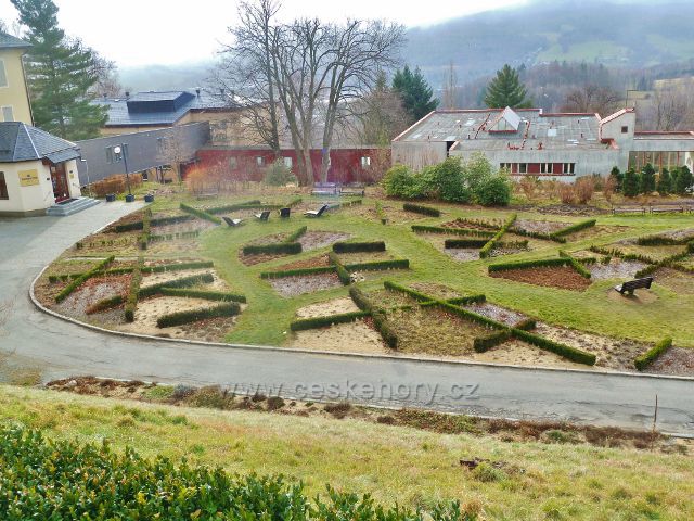 Lázně Jeseník - pohled na přírodní inhalatirium