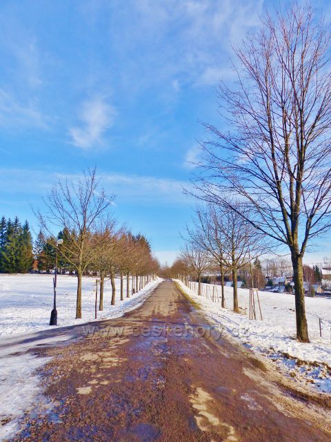 Králíky,Dolní Hedeč - silnička ke hřbitovu