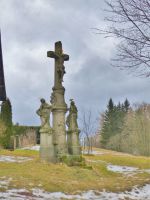 Jestřebí hory - sousoší Boží muka v osadě Paseka