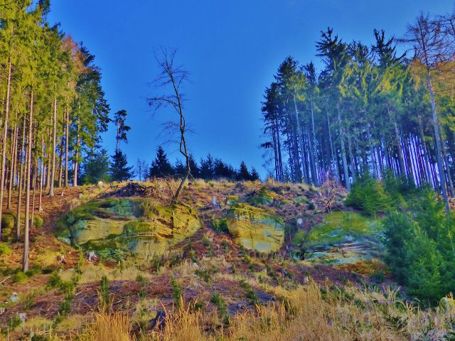 Kochov - skalní útvar Kamenná svatba