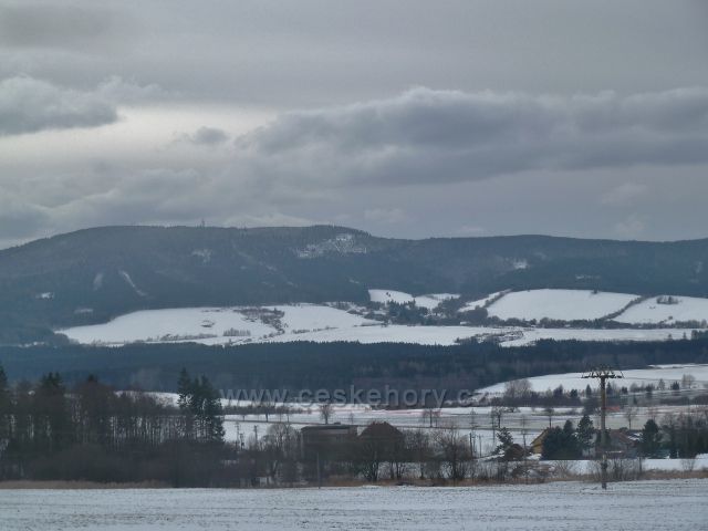 Králíky - pohled na Suchý vrch
