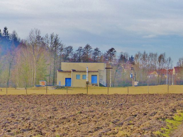 Krhov - Úpravna vody před obcí Krhov